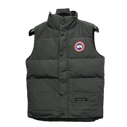 Canada Goose Dark Gray Down Vest: Stylish Warmth For Winter