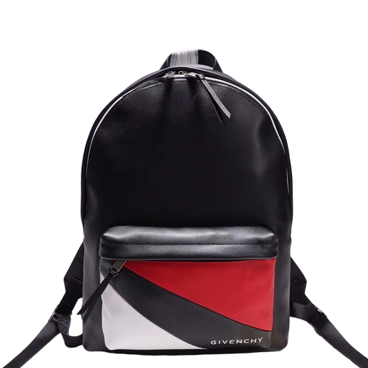Stylish Givenchy Color - Block Nylon Backpack With Logo Strap 4048