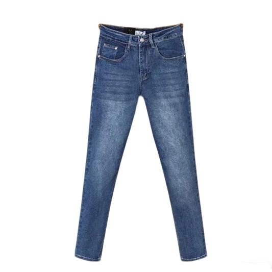 Moncler Men's Dark Blue Denim Jeans with Premium Craftsmanship