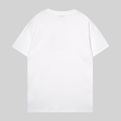 Alexander McQueen White T - Shirt With MQUEEN Lettering And Sailing Ship Graphic