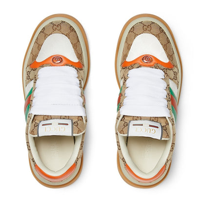 Gucci Unisex Sneakers With GG Monogram And Web Stripes
