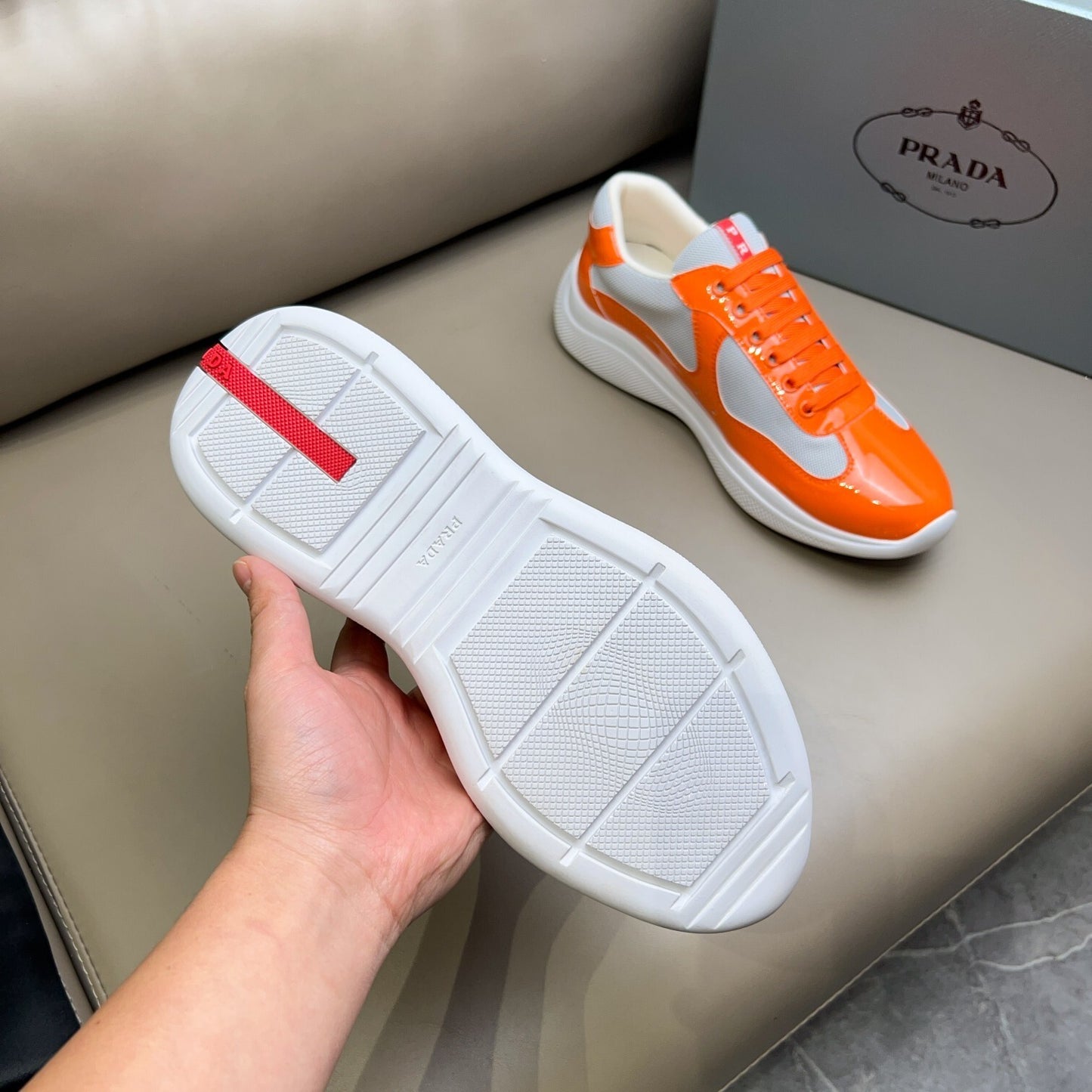 Prada Unisex Sneakers Luxury Fashion Sneakers