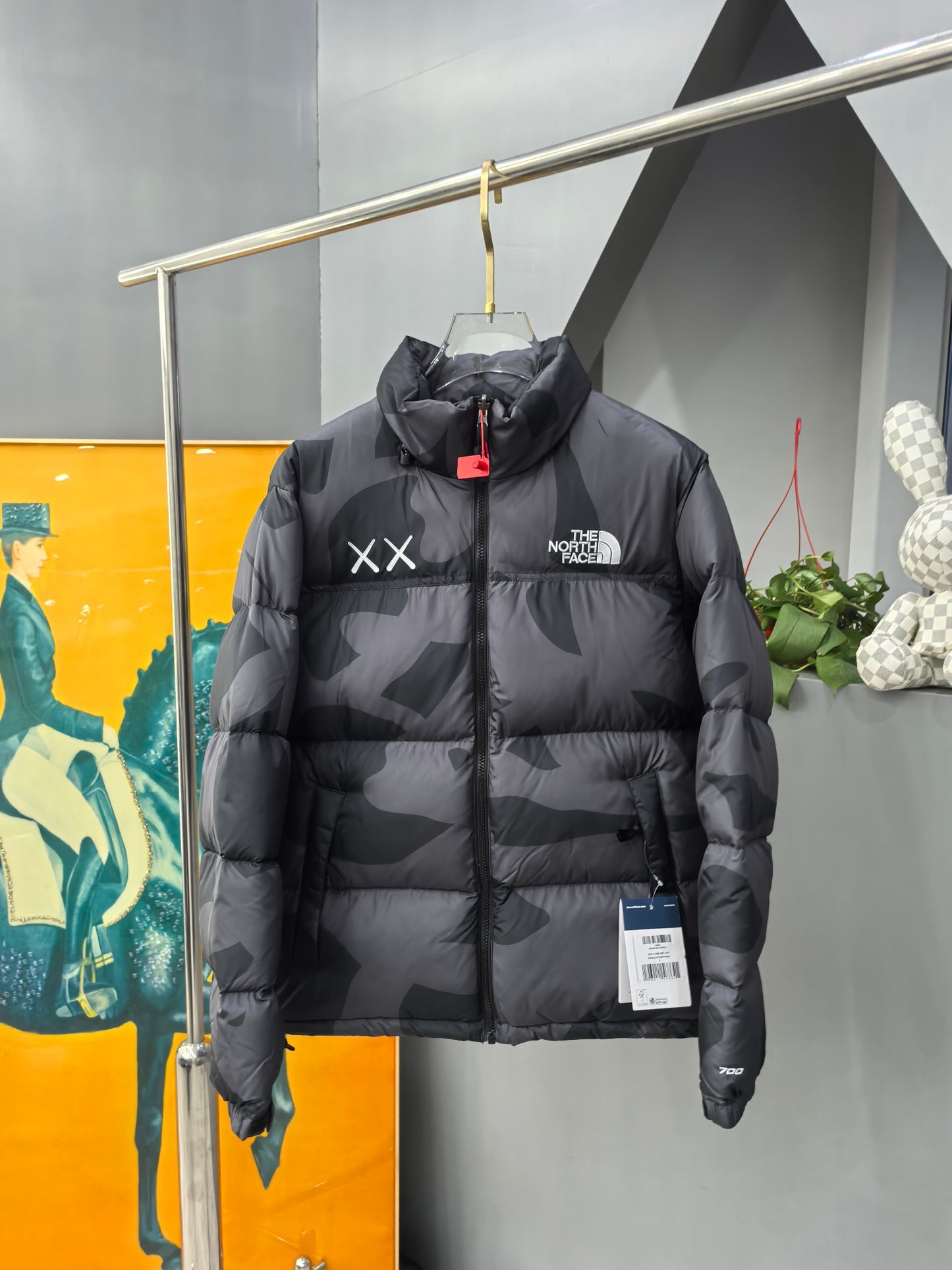 The North Face Camouflage Puffer Jacket Warm Winter Outerwear