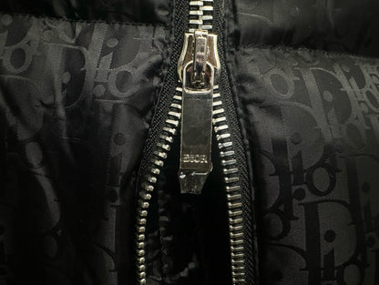 Stylish Black Dior Puffer Jacket For Cold - Weather Elegance
