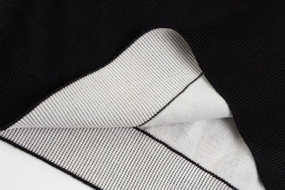 Dior Black Sweater With Contrast Collar For Fashion