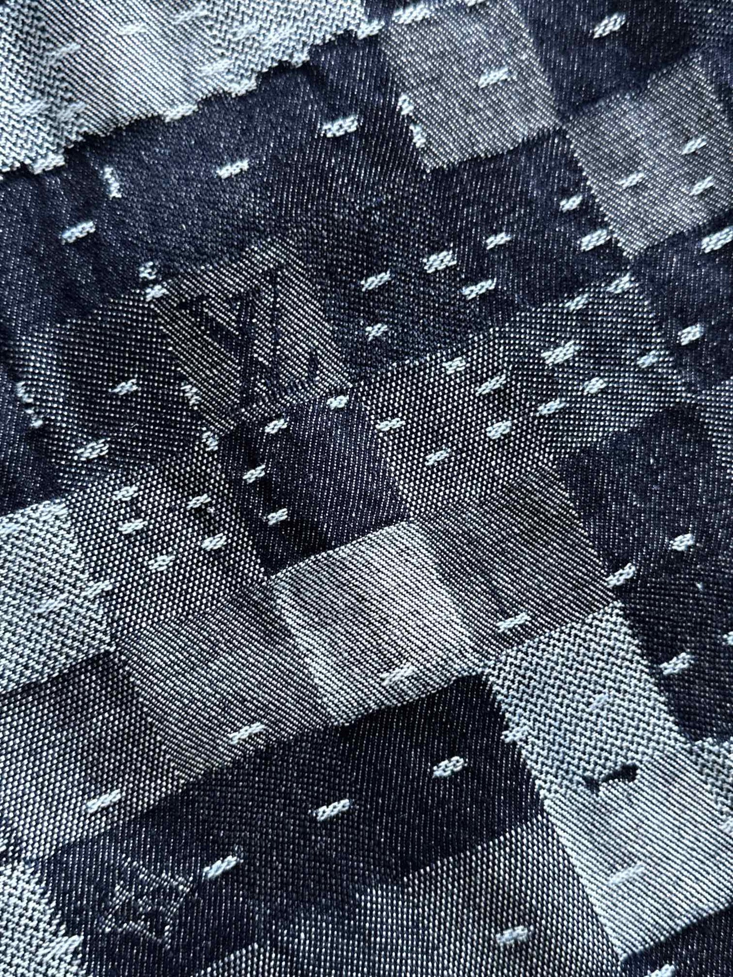 Louis Vuitton Patchwork Denim Jacket with Subtle Monogram