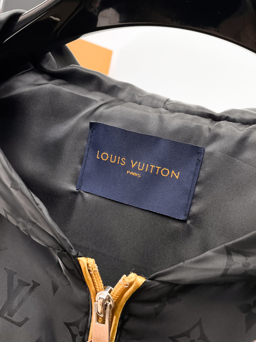 Louis Vuitton Monogram Print Hooded Windbreaker with Zip-Front