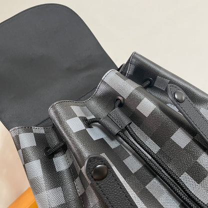 Louis Vuitton Pixel Camouflage Leather Backpack For Fashion And Travel Needs