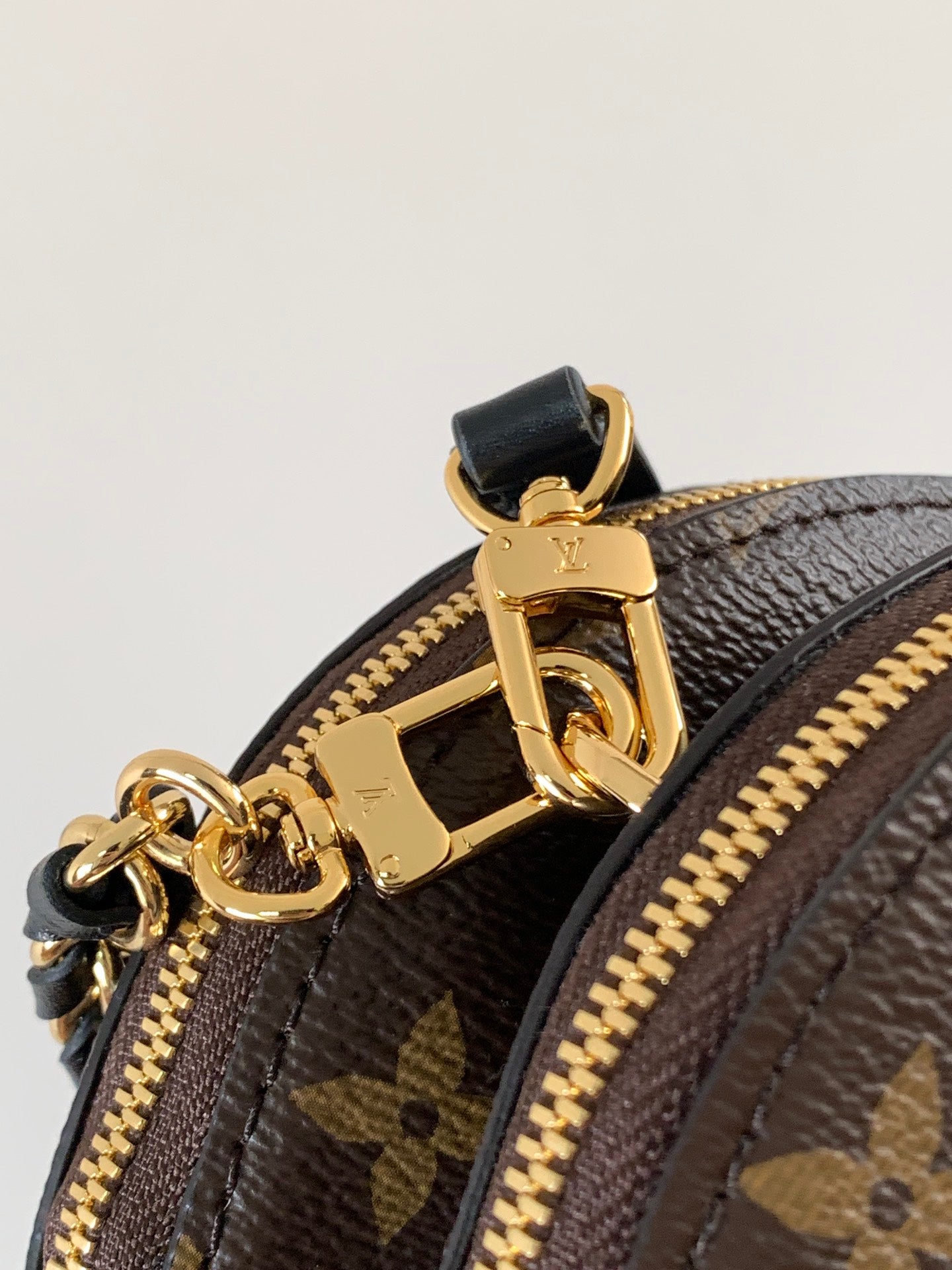 Louis Vuitton Monogram Canvas Chain - Linked Shoulder Bag Stylish Luxury Accessory for Fashionistas