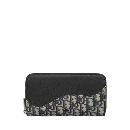 Fashionable Dior Long Wallet With Signature Monogram And Contrast Leather Design 2ADBC315YKS_H05E