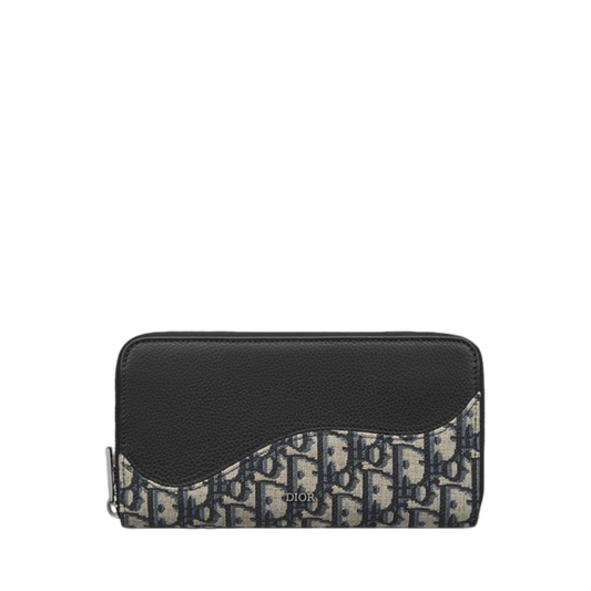 Fashionable Dior Long Wallet With Signature Monogram And Contrast Leather Design 2ADBC315YKS_H05E