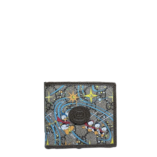 Gucci Wallet With Disney Donald Duck Print And GG Pattern For Fashion Enthusiasts 647937