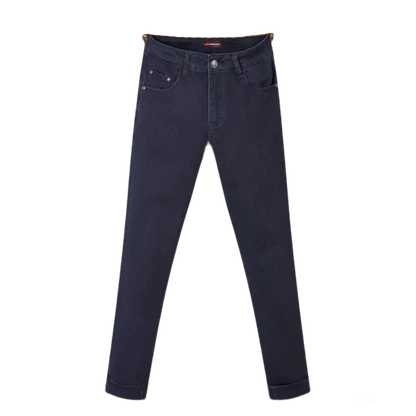 Prada Men's Dark Blue Denim Jeans With Sleek Design And Premium Quality