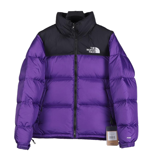 The North Face Purple Black Puffer Jacket Warm Winter Outerwear