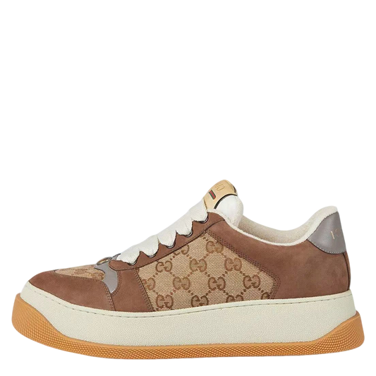 Gucci Unisex Fashionable Sneakers With Signature GG Pattern