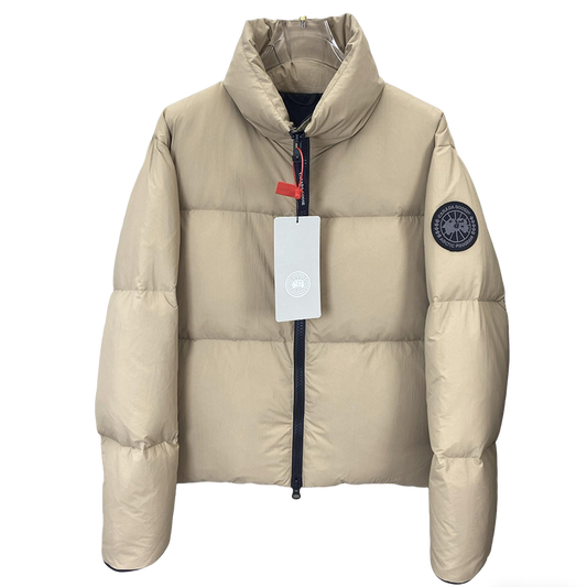Canada Goose Grandview Women's Beige Down Jacket For Winter Warmth