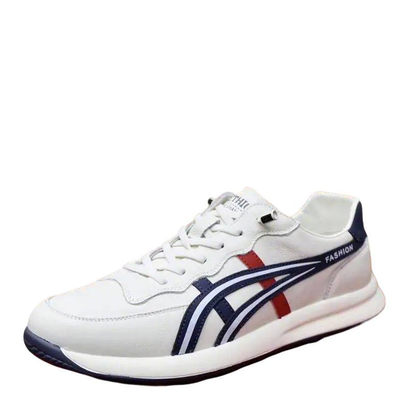 Salvatore Ferragamo - Inspired White Casual Sneakers With Color Accents