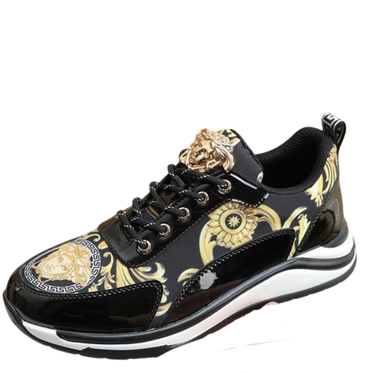 Versace Men's Sneakers - Luxury Designer Athletic Footwear with Greek Key Pattern