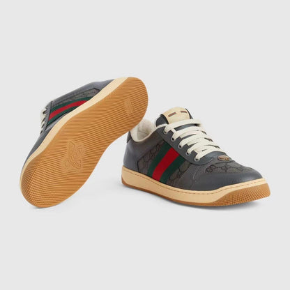 Gucci Unisex Stylish Sneakers With Signature Web And GG Pattern