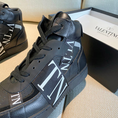 Valentino Men's Luxury Sneakers Fashion Mesh Design Casual Athletic Shoes