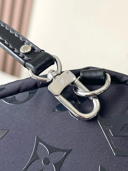 Louis Vuitton Mini Backpack in Monogram Embossed Nylon for Trendy Travelers