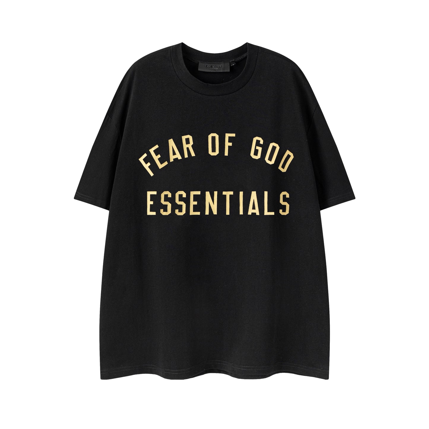 Fear Of God Essentials Olive Green/Black/White/Gray Tee Oversized Fit Streetwear Fashion Staple