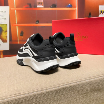 Valentino Men's Luxury Sneakers Fashion Mesh Design Casual Athletic Shoes