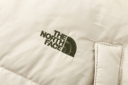 The North Face Beige Puffer Jacket Stylish Warm Winter Outerwear