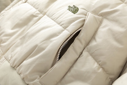 The North Face Beige Puffer Jacket Stylish Warm Winter Outerwear