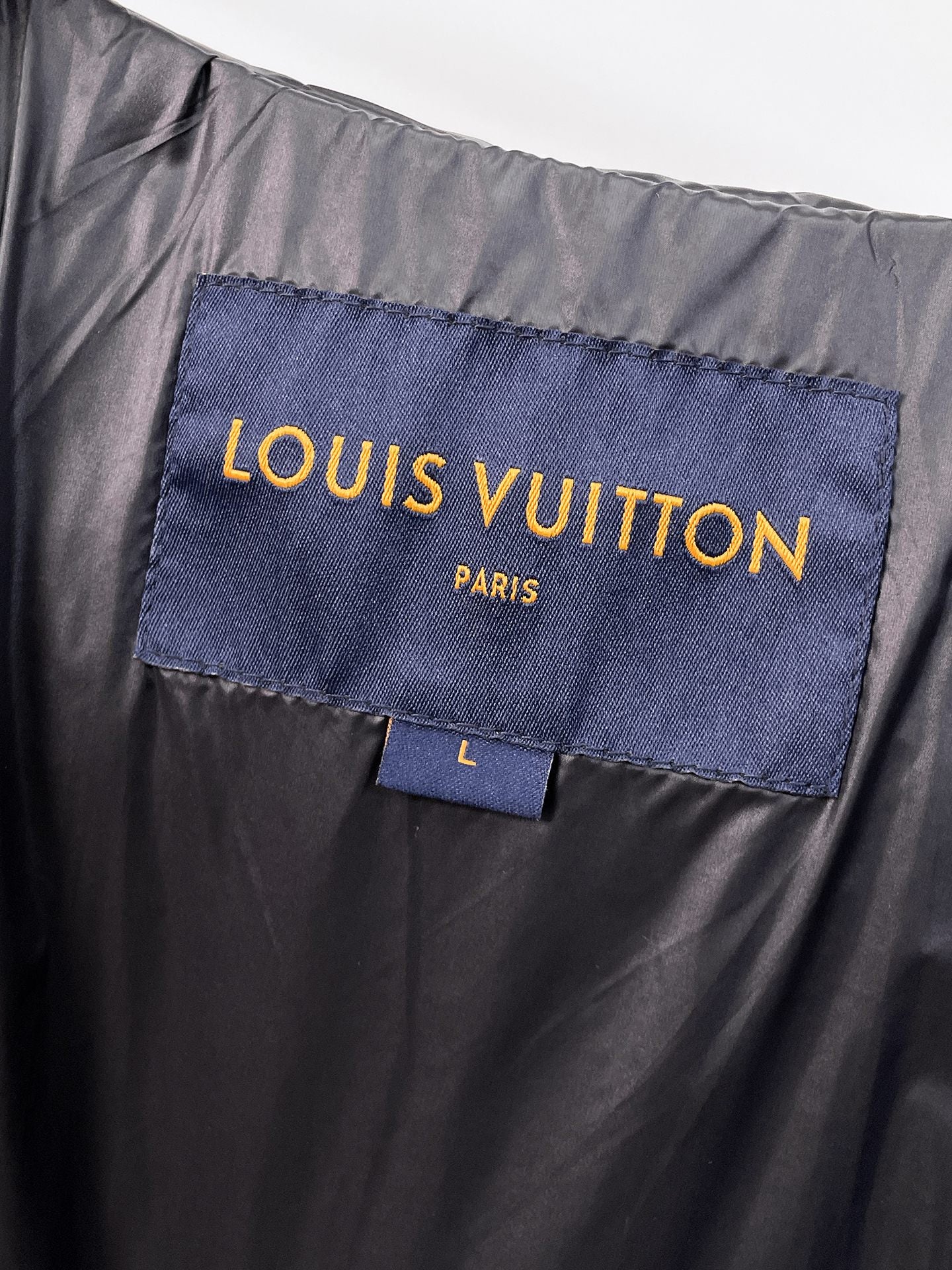 Louis Vuitton Hooded Down Jacket With Monogram And Logo Print