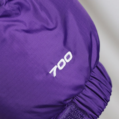 The North Face Purple Black Puffer Jacket Warm Winter Outerwear
