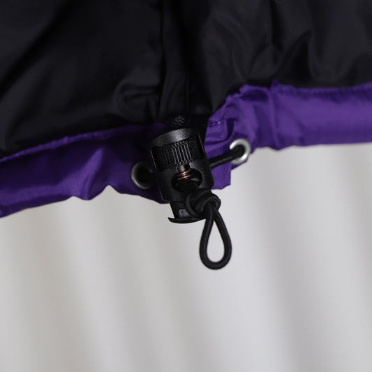The North Face Purple Black Puffer Jacket Warm Winter Outerwear