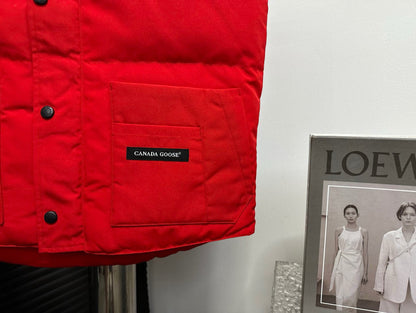 Canada Goose Red Down Vest: A Stylish And Warm Winter Essential