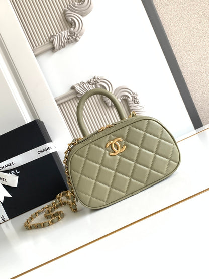 Chanel Maxi Black Quilted Handbag With Gold CC Logo And Chain Strap S5572