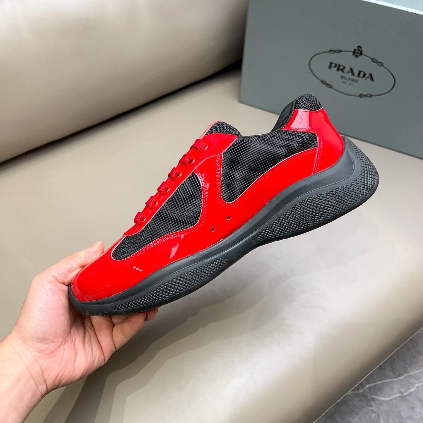 Prada Unisex Sneakers Luxury Fashion Sneakers
