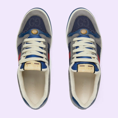 Gucci Unisex Sneakers With Web Stripes And Contrast Color Detailing