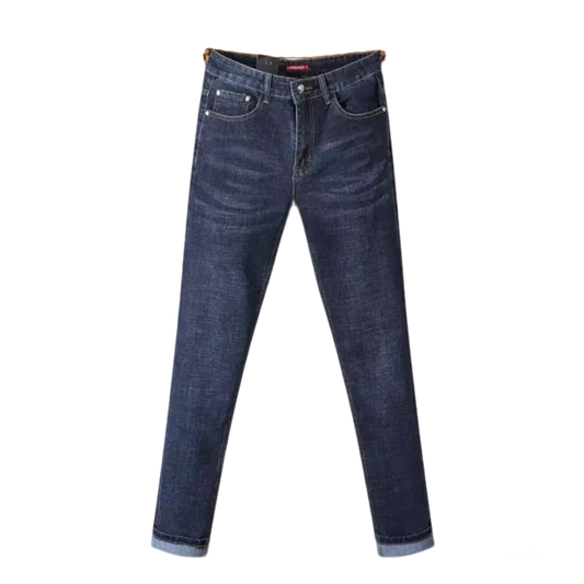 Prada Men's Dark Blue Denim Jeans With Classic Style And Premium Craftsmanship
