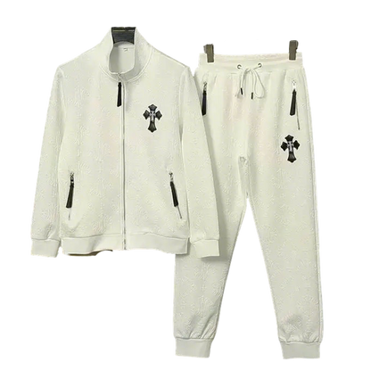 Luxury Chrome Hearts Tracksuit Set For Fashion Enthusiasts