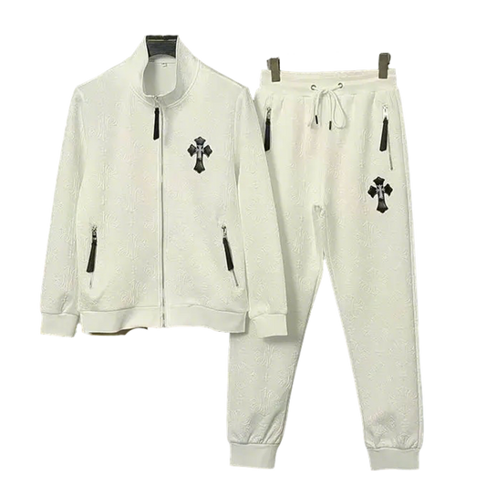 Luxury Chrome Hearts Tracksuit Set For Fashion Enthusiasts