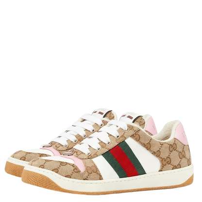 Gucci Unisex Sneakers With GG Print And Colorful Accents