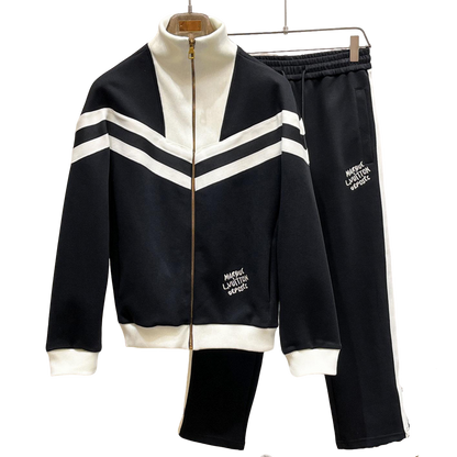 Louis Vuitton Men's Tracksuit Set, Zip-Up Jacket and Sweatpants