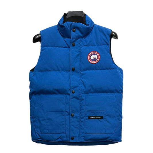 Canada Goose Blue Down Vest: Warmth And Fashion In One