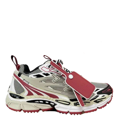 Multicolor Off White Athletic Sneakers For Trendy Sports Style