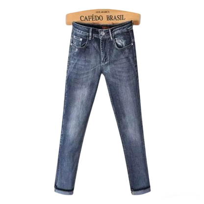 Hermes Men's Jeans With Dark Wash And Premium Denim Craftsmanship
