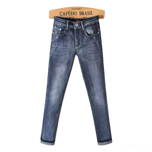 Hermes Men's Jeans With Dark Wash And Premium Denim Craftsmanship