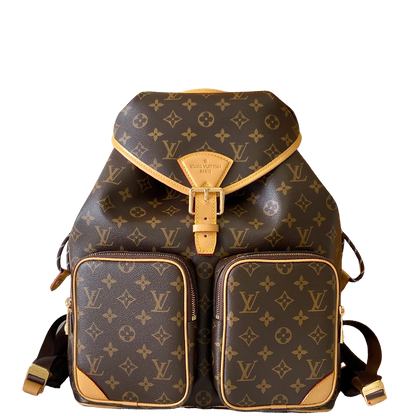 Classic Louis Vuitton Monogram Backpack with Functional Pockets and Timeless Design