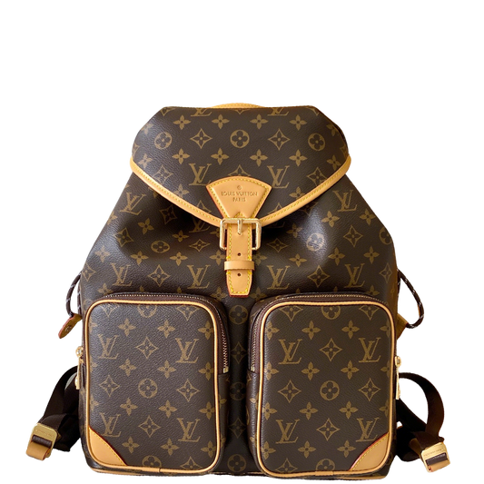 Classic Louis Vuitton Monogram Backpack with Functional Pockets and Timeless Design
