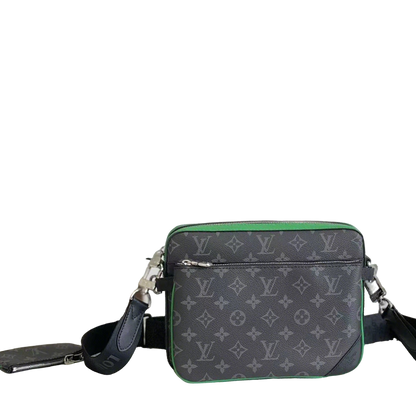 Chic Louis Vuitton Monogram Crossbody Bag with Green Trim for Fashion - Forward Style M12490