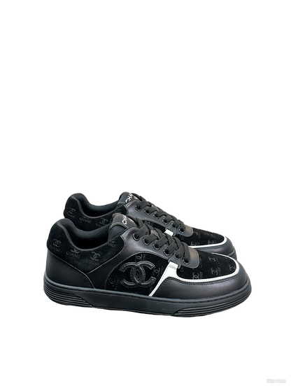 Chanel Platform Sneakers With Iconic CC Logo