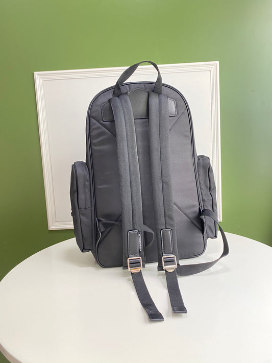 Functional Burberry Backpack With Distinctive Monogram Patch For Urban Adventures And Daily Commutes Style No.30032
